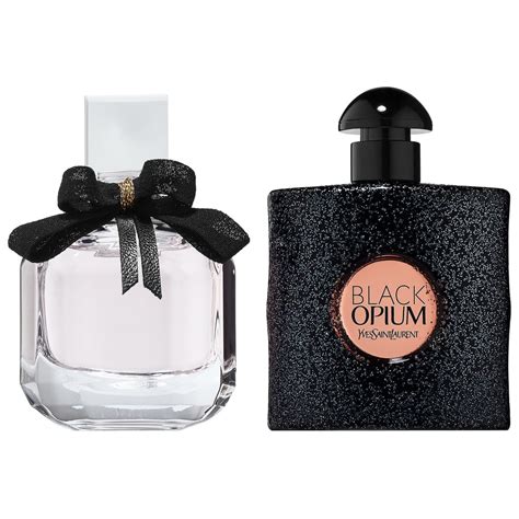 mini black opium & mon paris eau de parfum duo|More.